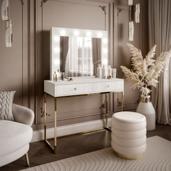 Schminktisch BLANCO GOLD...