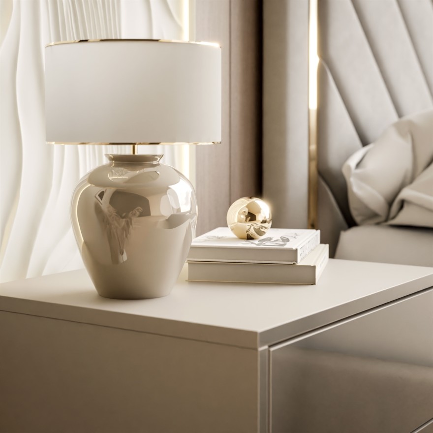 Nachttisch BLANCO KASZMIR auf Gestell