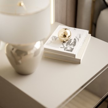 Nachttisch BLANCO KASCHMIR auf Gestell