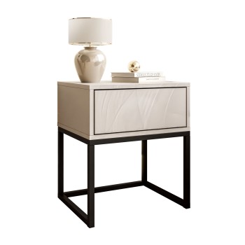 Nachttisch BLANCO KASZMIR auf Gestell