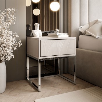 Nachttisch BLANCO KASZMIR auf Gestell