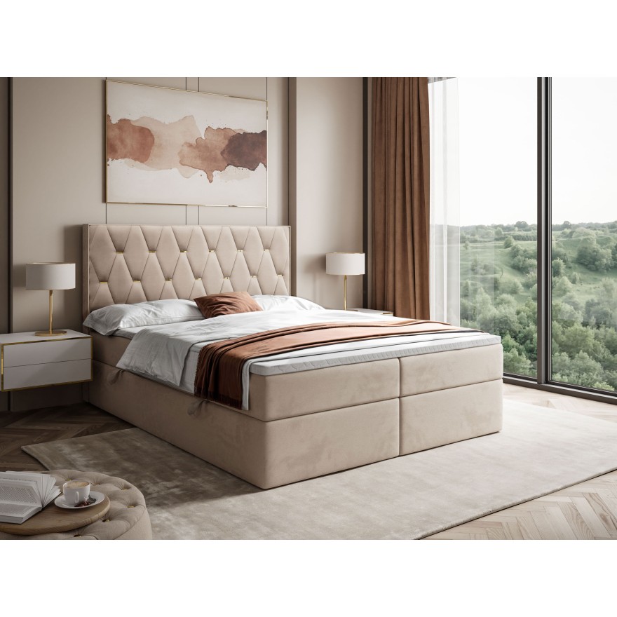 Kontinentalbett IZOLDA mit Bettkasten