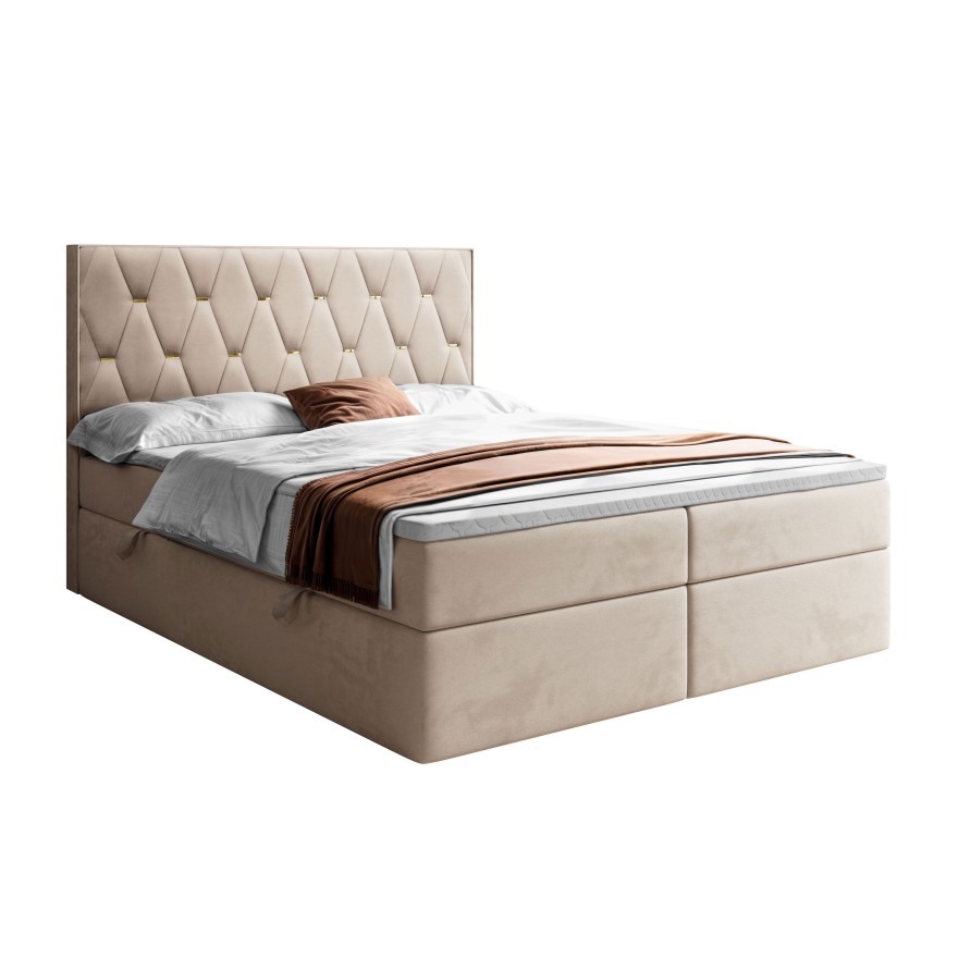 Kontinentalbett IZOLDA mit Bettkasten