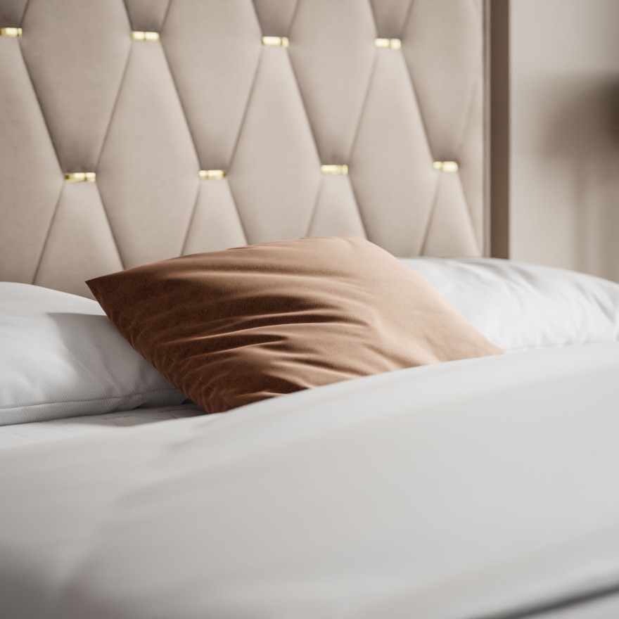 Kontinentalbett IZOLDA mit Bettkasten