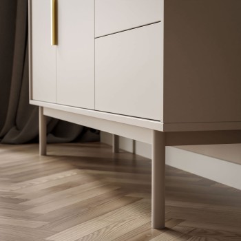 Zweitürige Kommode MIRACLE 2D3S mit Schubladen