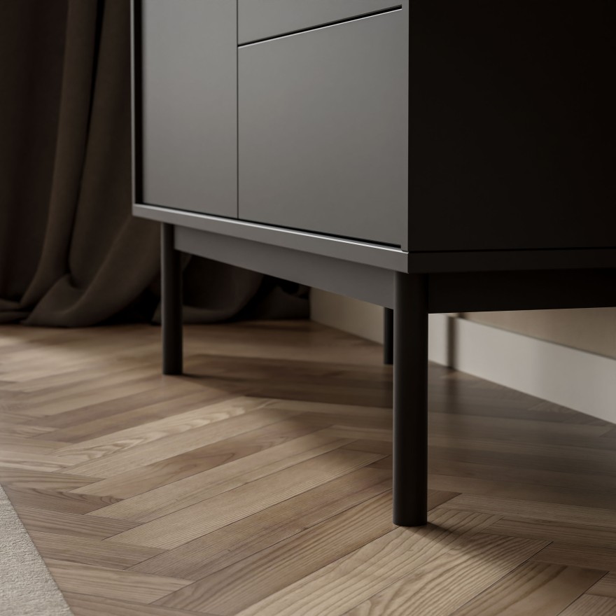 Dreiteilige Kommode MIRACLE 3D3S mit Schubladen