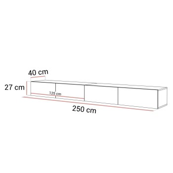 TV-Schrank CARMEN 250 hängend