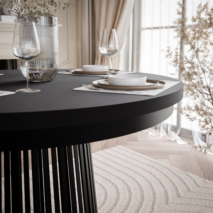 Ausziehbarer Tisch ELYA mit durchbrochenem Untergestell