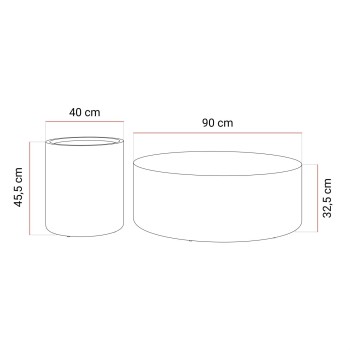 DUALO Couchtisch-Set