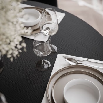 Esszimmer-Set ELYA-Tisch mit vier Stühlen