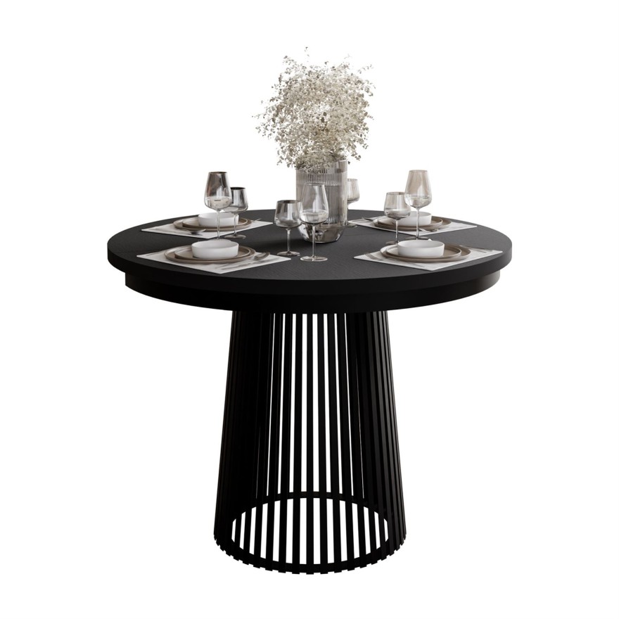 Esszimmer-Set ELYA-Tisch mit vier Stühlen