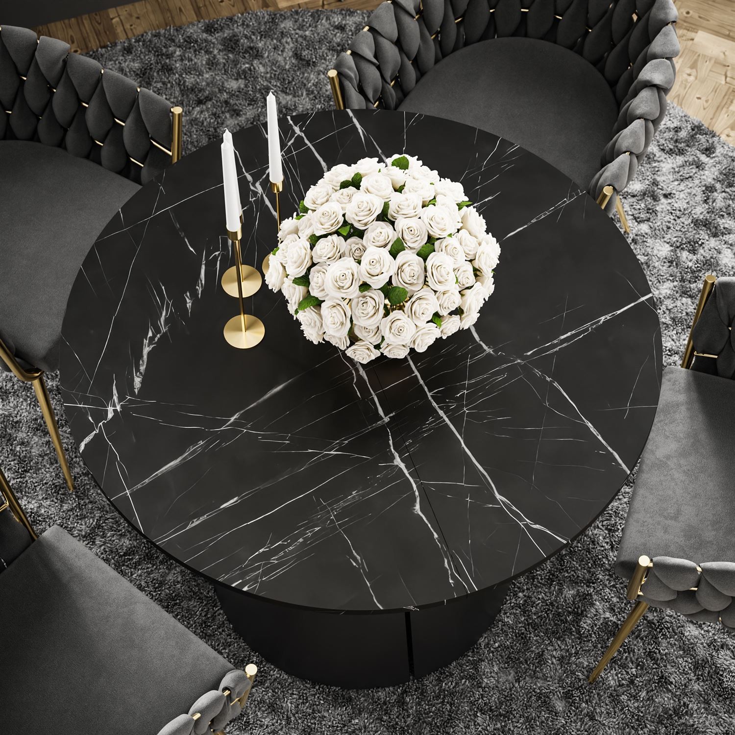 Runder Ausziehtisch LAVA