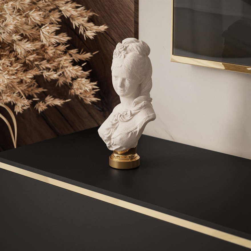 AURORA RTV Schrank schwarz matt