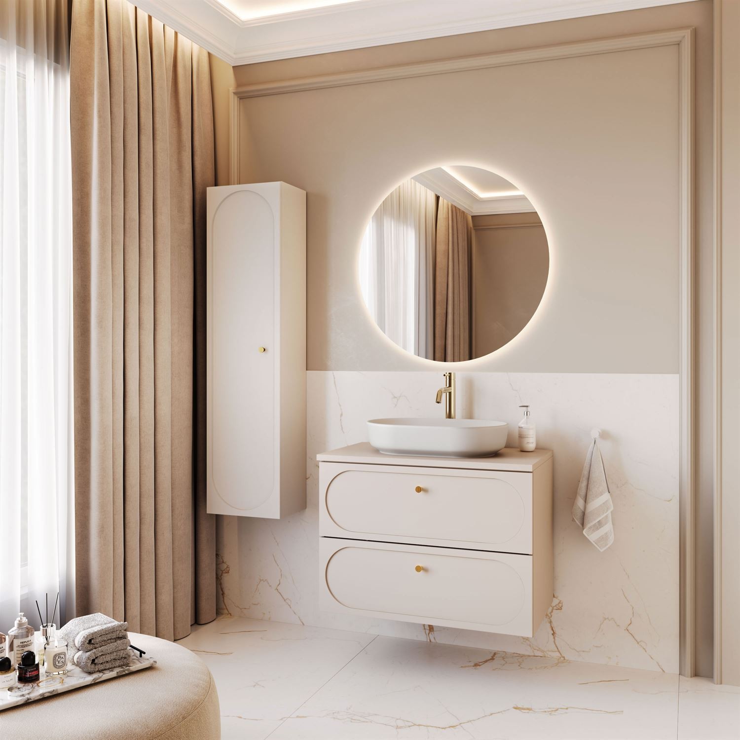 Badezimmer-Set IVORY