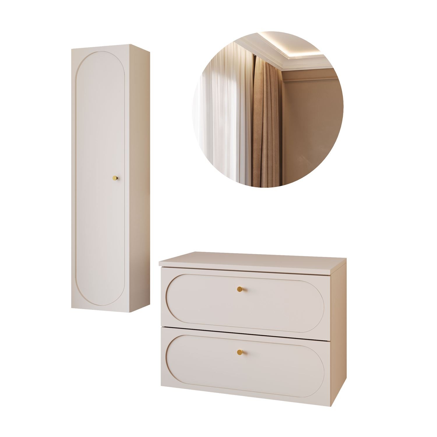 Badezimmer-Set IVORY