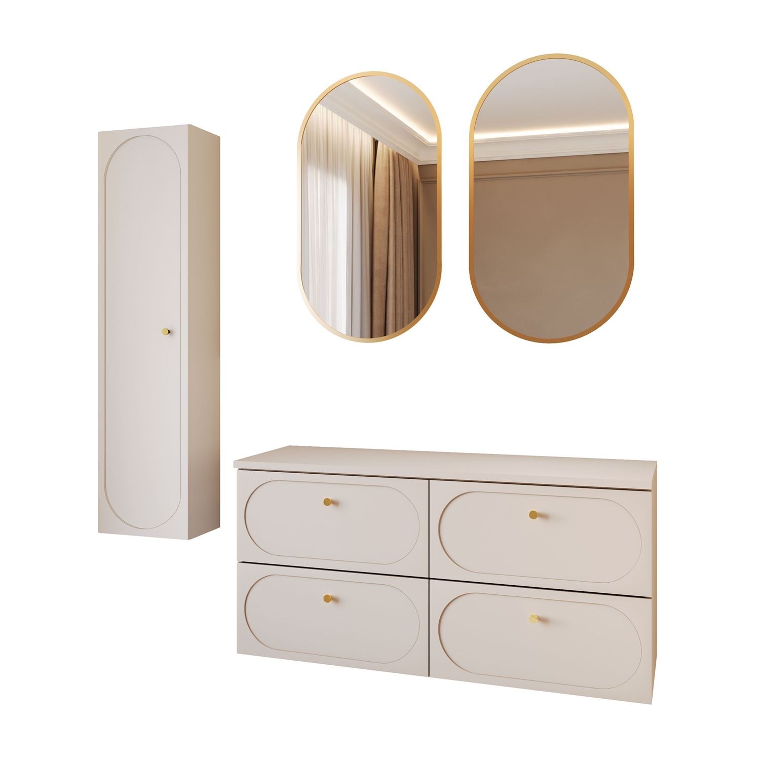 Badezimmer-Set IVORY II