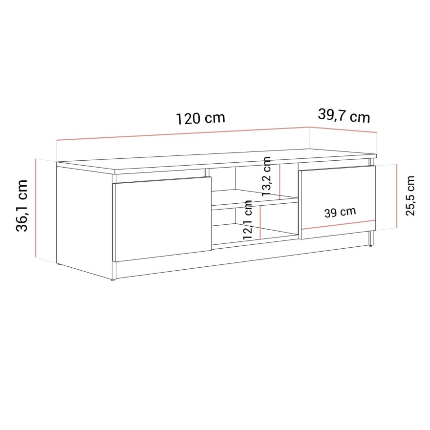 TV-Schrank HANA 120 cm
