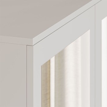 Zweitrüriger Schrank HANA SS-90 mit Spiegel