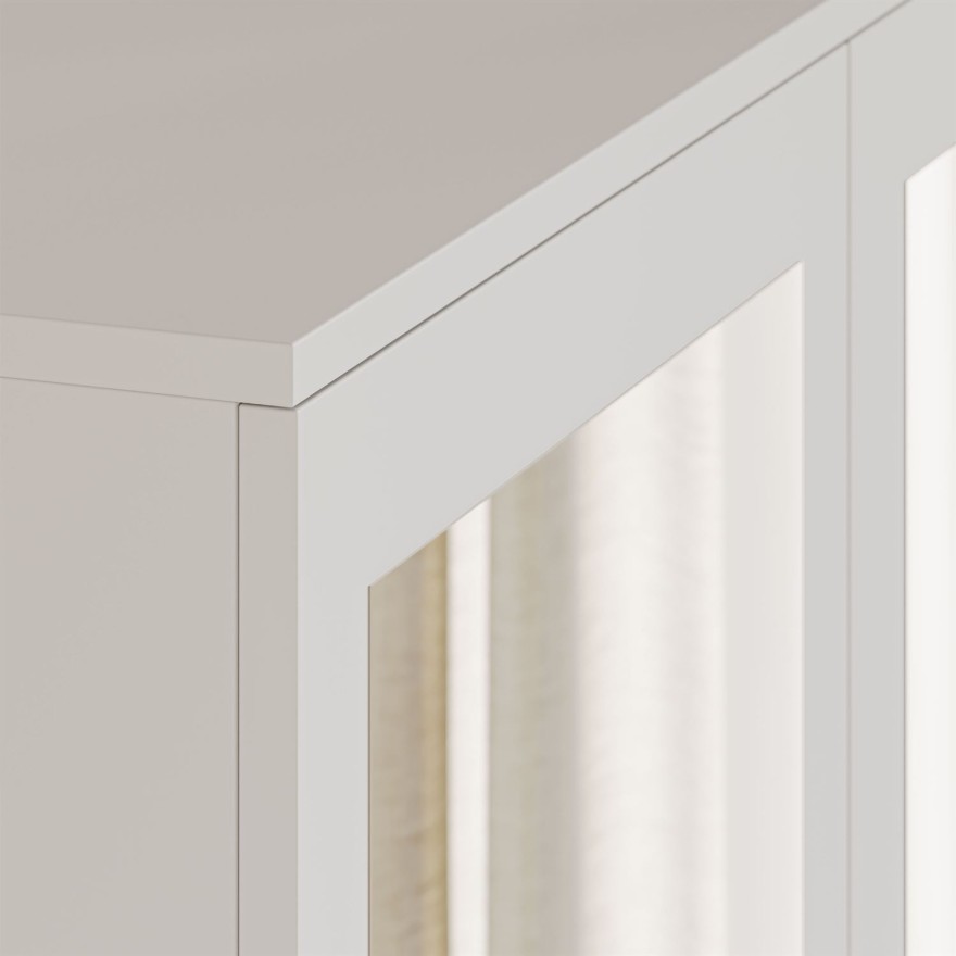 Zweitrüriger Schrank HANA SS-90 mit Spiegel