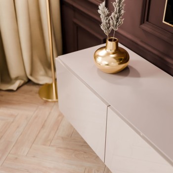 TV-Schrank COLGANTE 200 Kaschmir Hochglanz mit LED