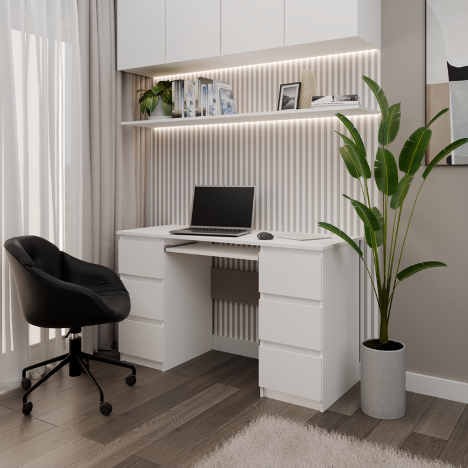 Schreibtisch BAKU mit Schubladen