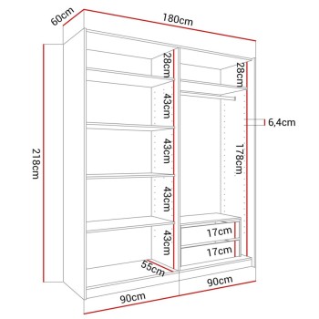 Regale für den Schrank CAMILA