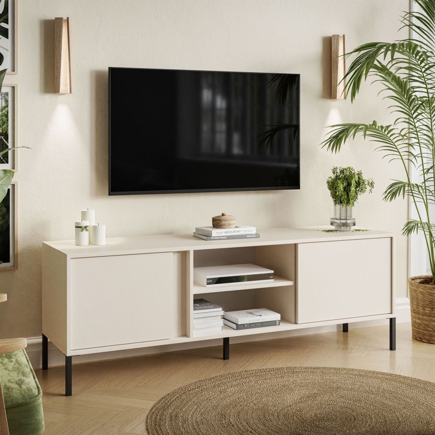 DELLE beige RTV Schrank 153 cm