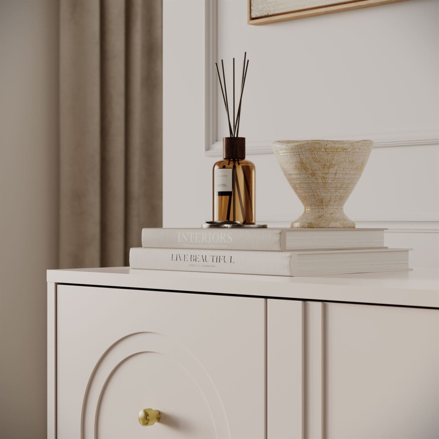 Kommode LIBERTY 2D auf holzbeinen