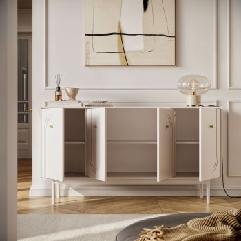 Kommode LIBERTY 4D auf holzbeinen