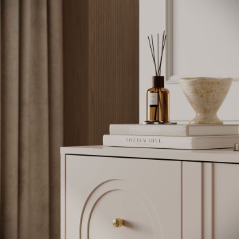 Kommode LIBERTY 4D auf holzbeinen