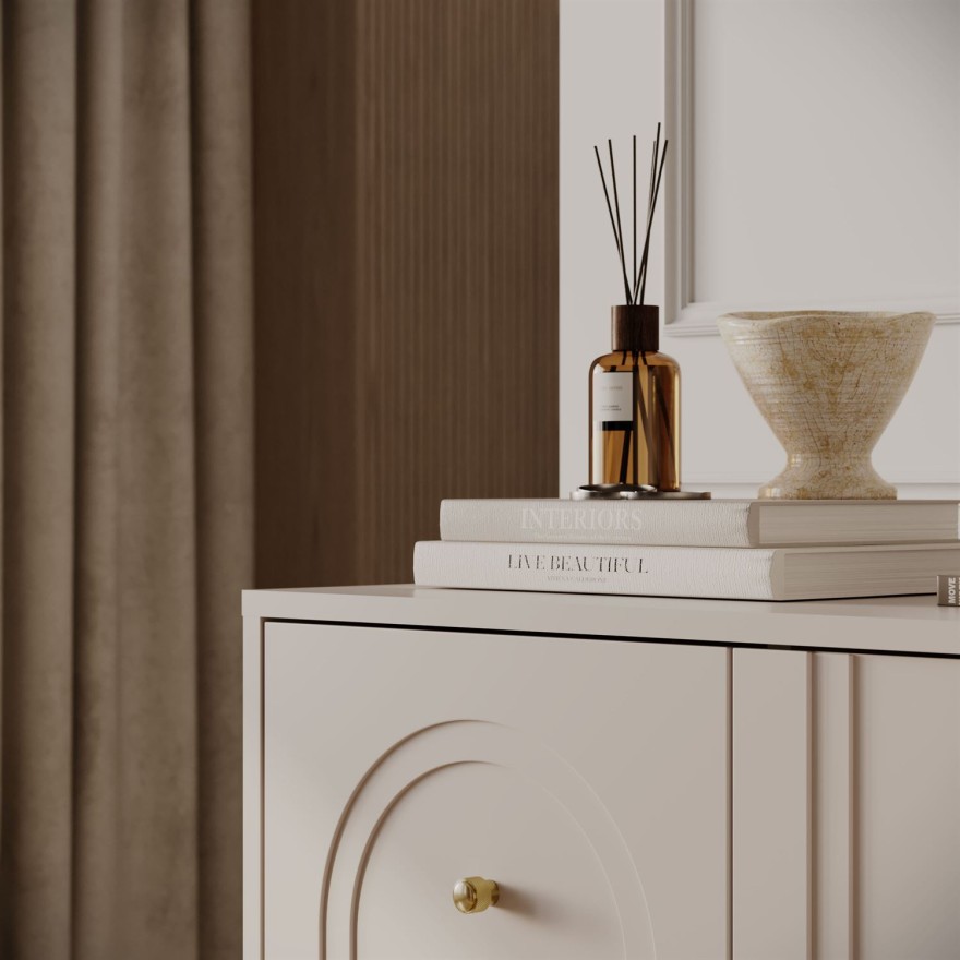 Kommode LIBERTY 4D auf holzbeinen