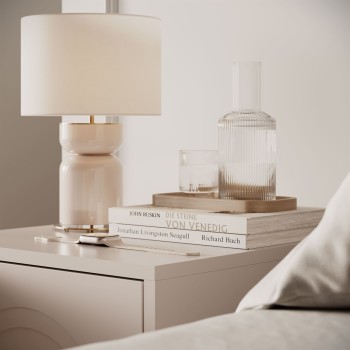 Nachttisch LIBERTY auf holzbeinen