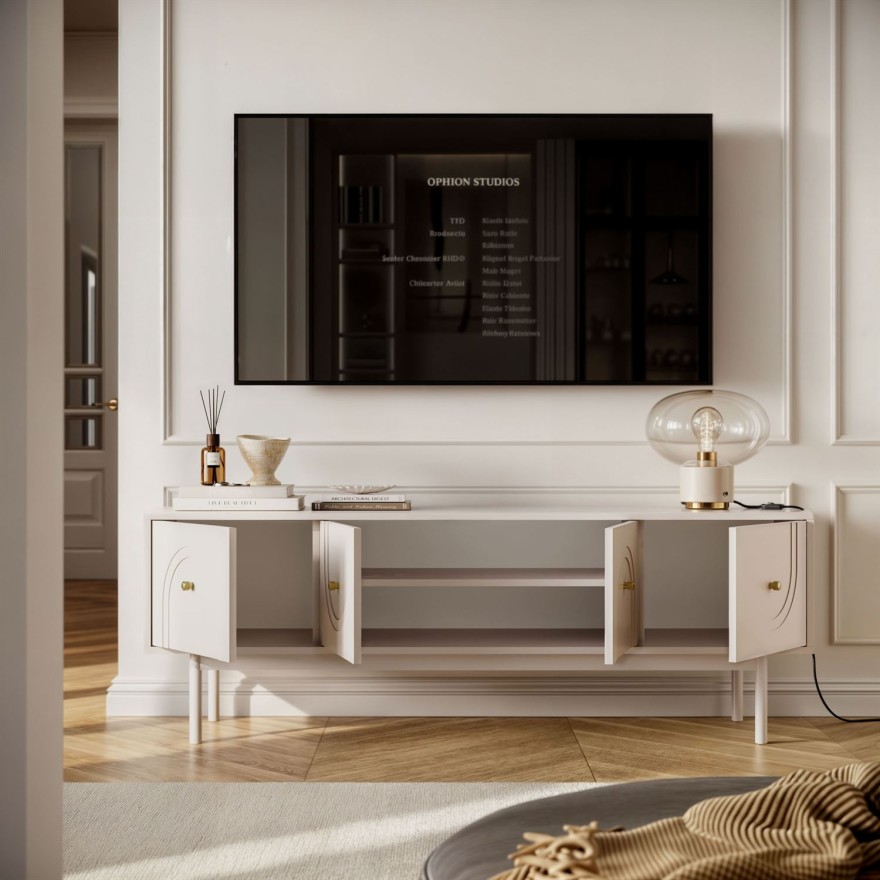 TV-Schrank LIBERTY auf Holzbeinen