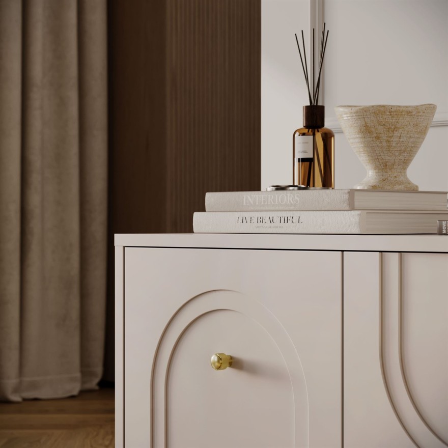 TV-Schrank LIBERTY auf Holzbeinen