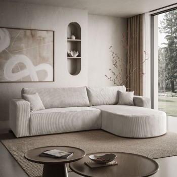 Ecksofa SOPRANO mit Schlaffunktion und Stauraum