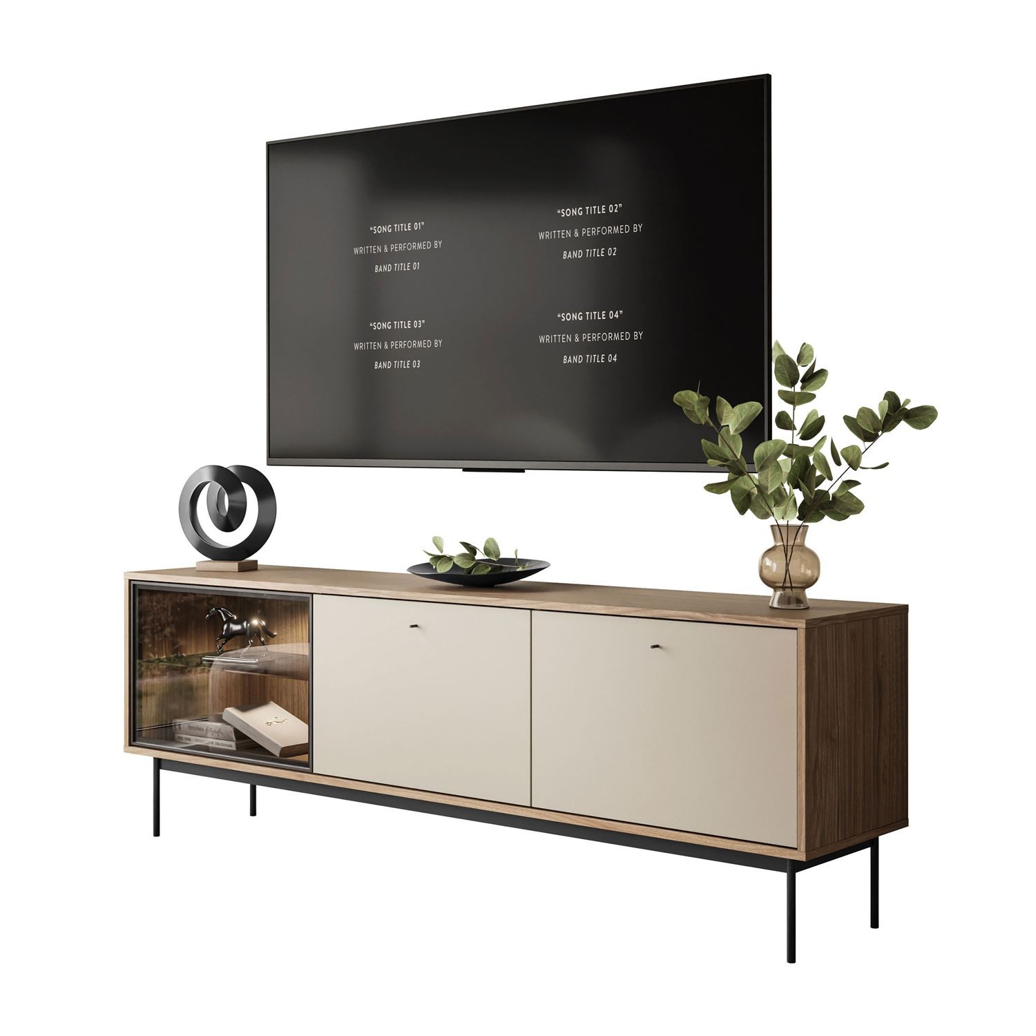 TV-Möbel ISA mit LED-Beleuchtung
