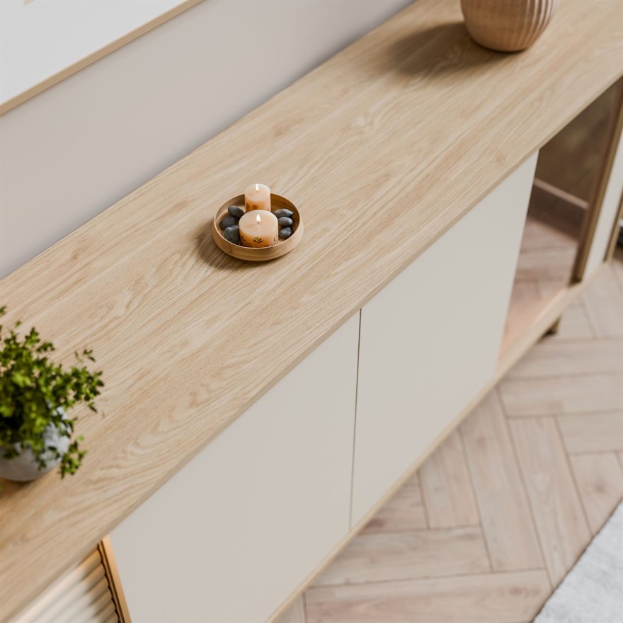 Kommode FLORENCE 3D1W mit LED-Beleuchtung