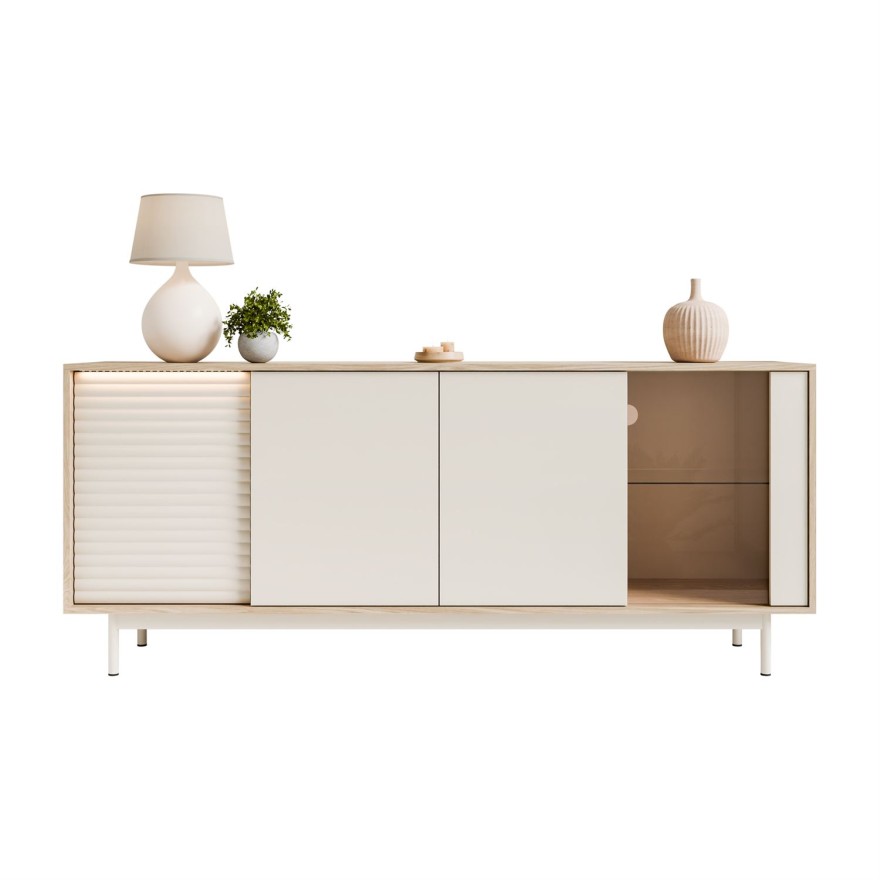 Kommode FLORENCE 3D1W mit LED-Beleuchtung