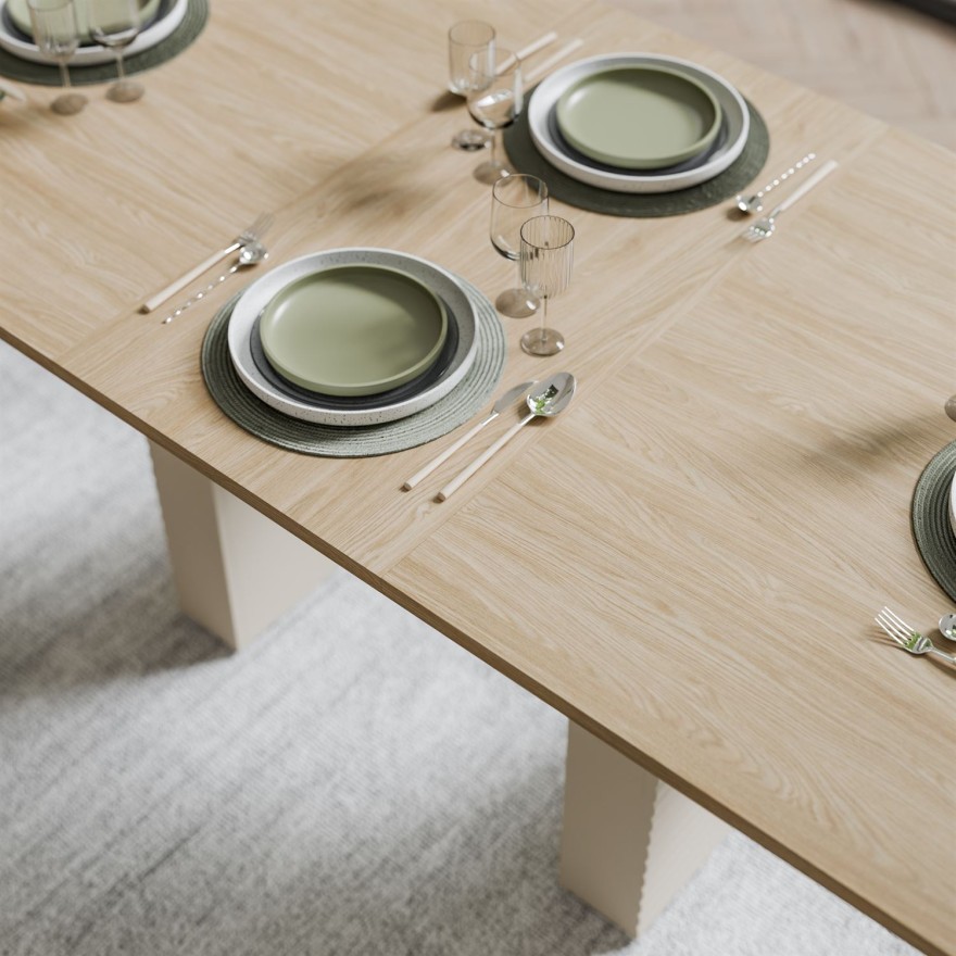 Ausziehbarer Esstisch FLORENCE 140–180 cm