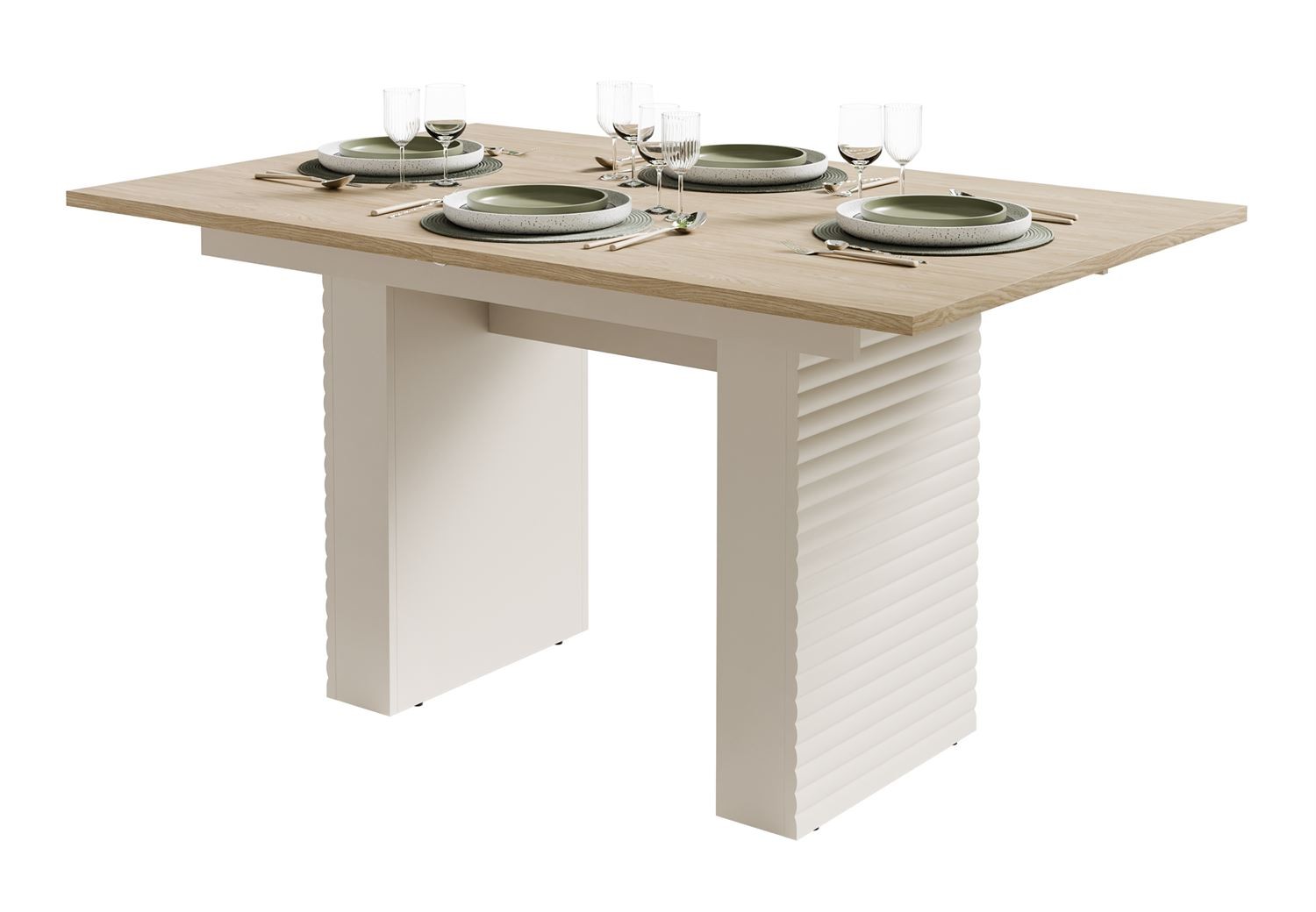 Ausziehbarer Esstisch FLORENCE 140–180 cm