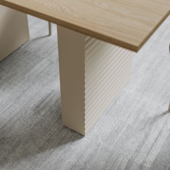 Esszimmer-Set FLORENCE – ausziehbarer Tisch mit vier Stühlen