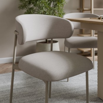 Esszimmer-Set FLORENCE – ausziehbarer Tisch mit vier Stühlen