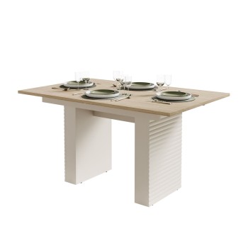 Esszimmer-Set FLORENCE – ausziehbarer Tisch mit vier Stühlen