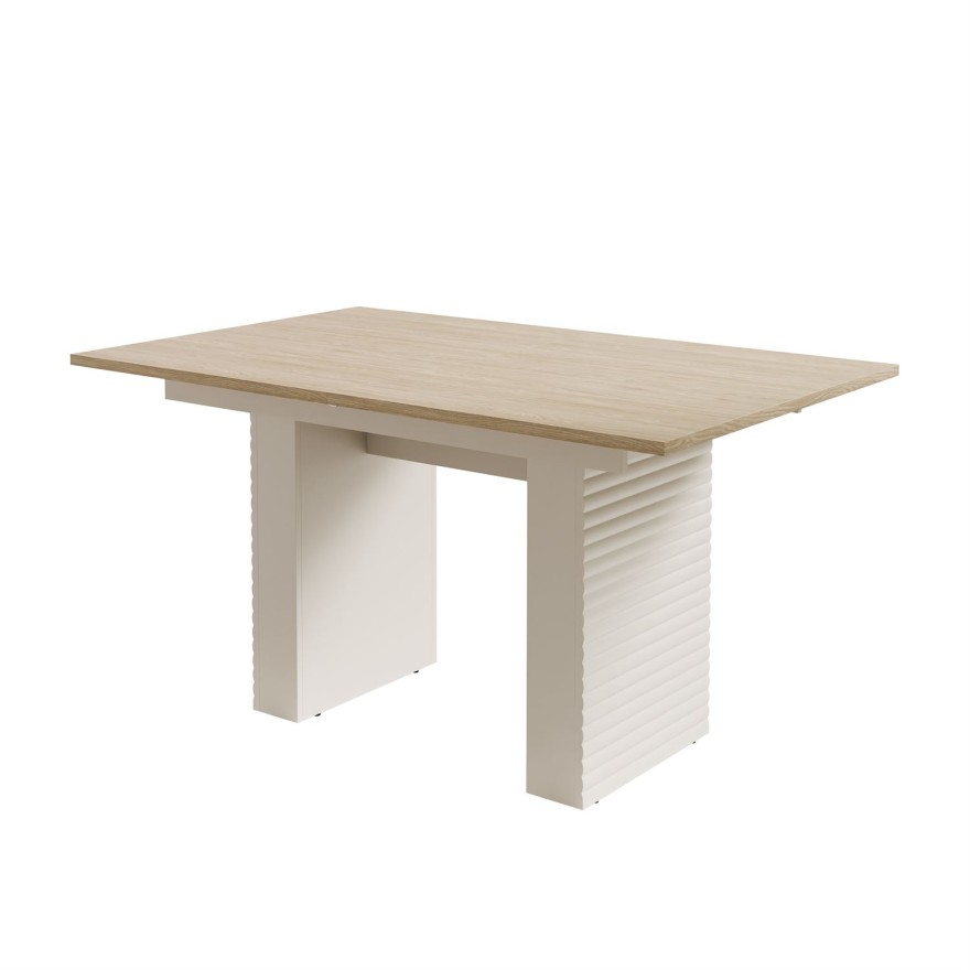 Esszimmer-Set FLORENCE – ausziehbarer Tisch mit vier Stühlen