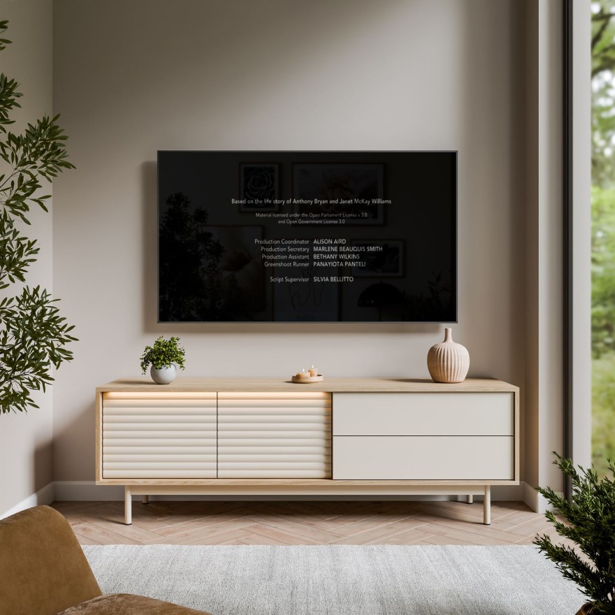 TV-Schrank FLORENCE mit LED-Beleuchtung