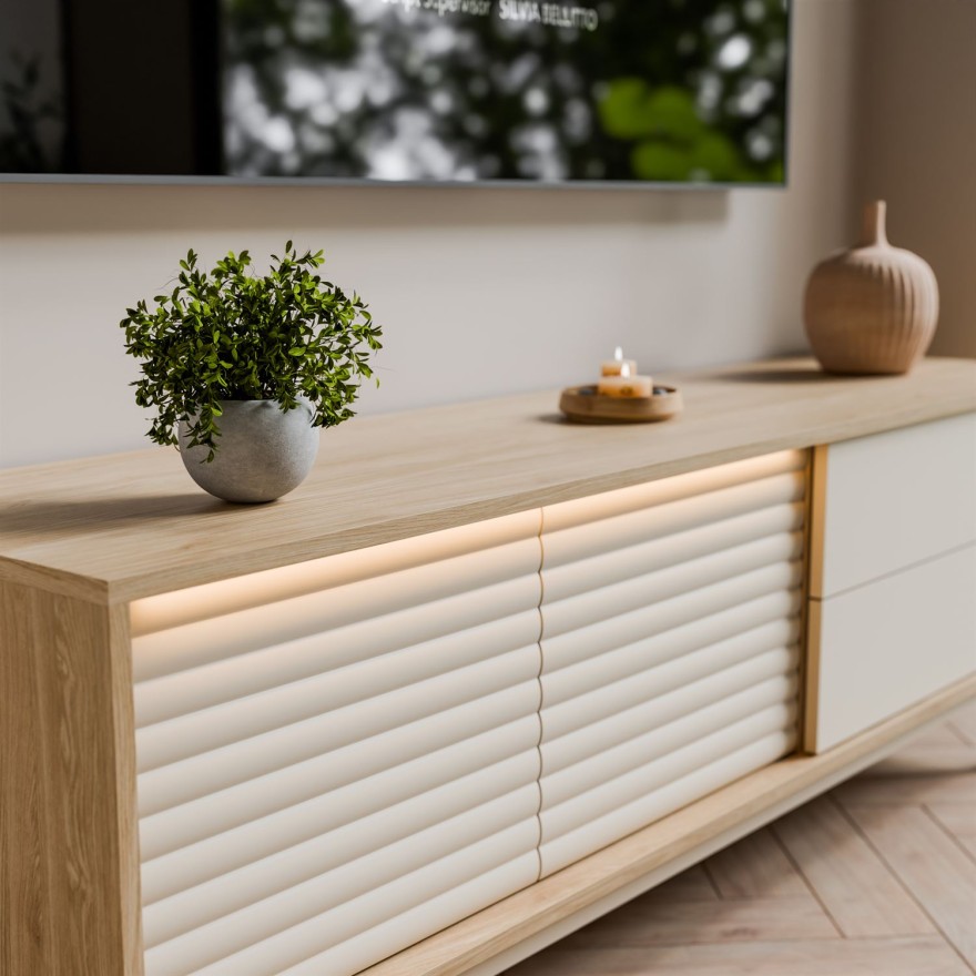 TV-Schrank FLORENCE mit LED-Beleuchtung