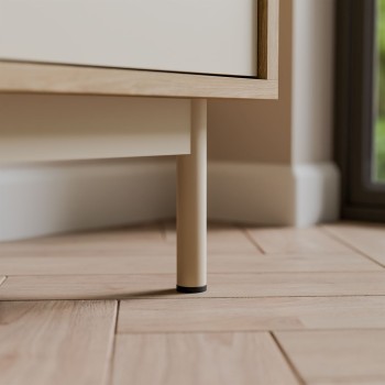 Vitrine FLORENCE 2D1W mit LED-Beleuchtung