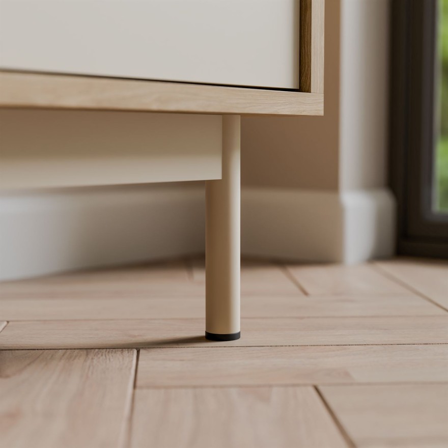 Vitrine FLORENCE 2D1W mit LED-Beleuchtung