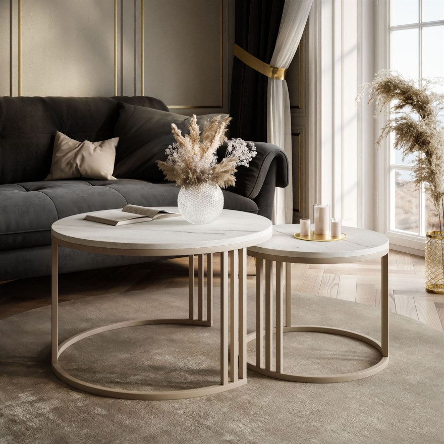 Couchtisch LORI 2in1 KASCHMIR MAT