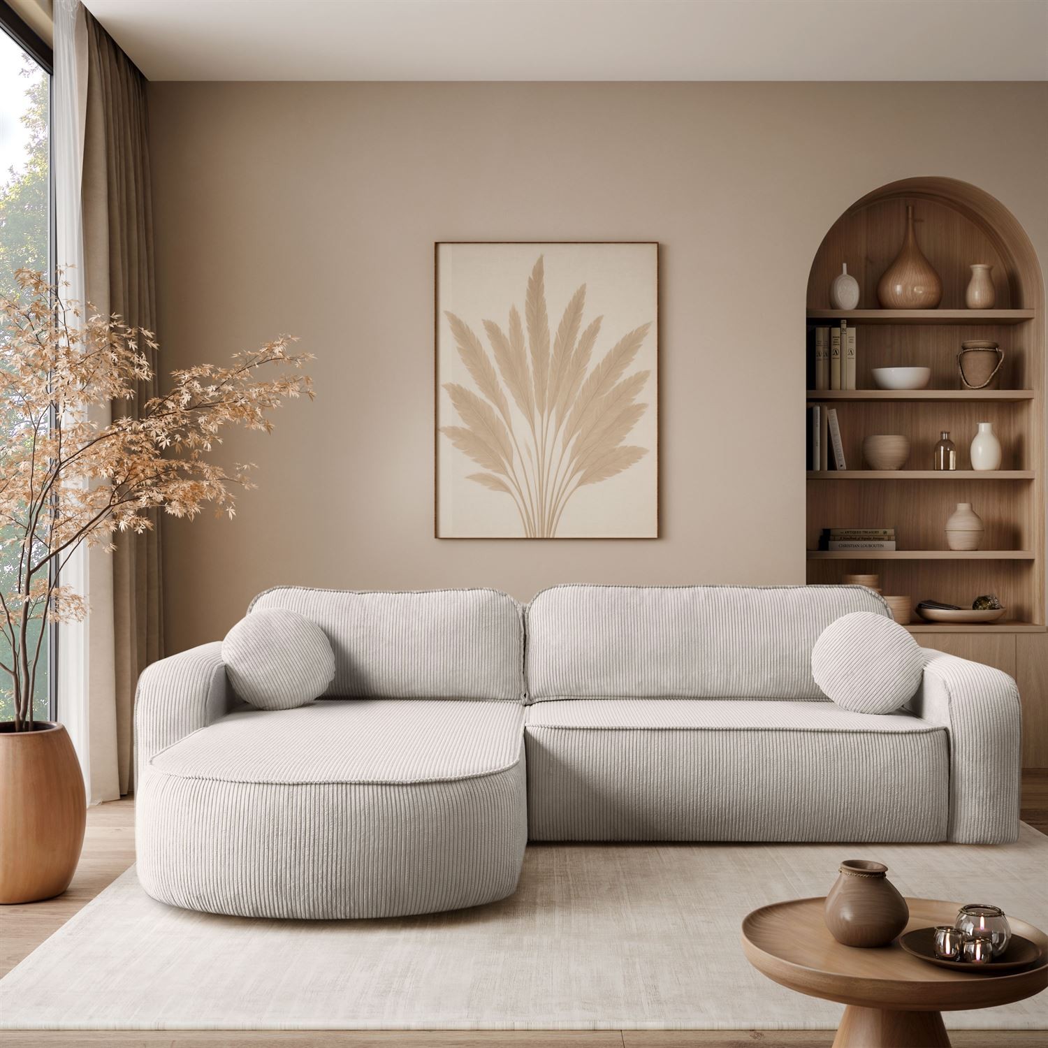 Ecksofa VENUS mit Schlaffunktion und Bettkasten